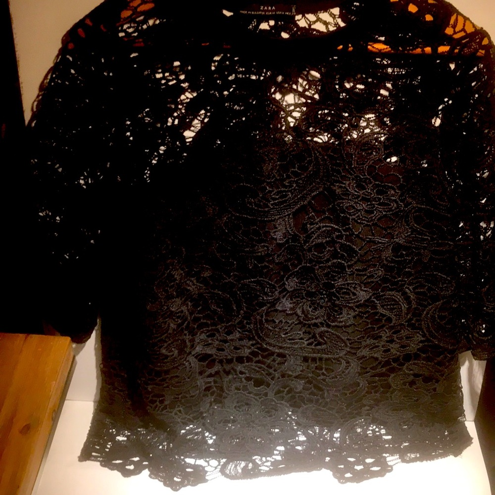 Black Zara top